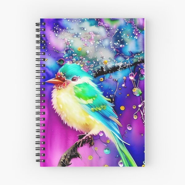 Item preview, Watercolor bird and raindrops designed and sold by ibelieveimages.