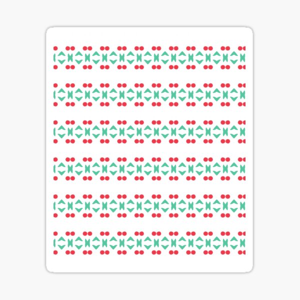 Item preview, Red green pattern designed and sold by roshana3.