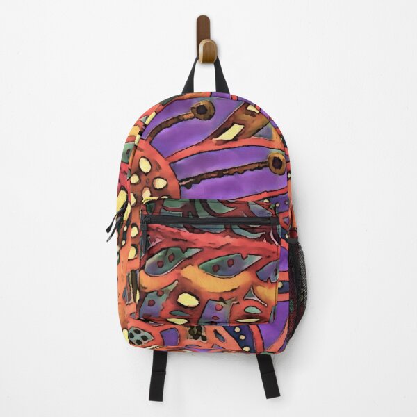 Item preview, Bright multi modern swirl print designed and sold by Susan Gallup.