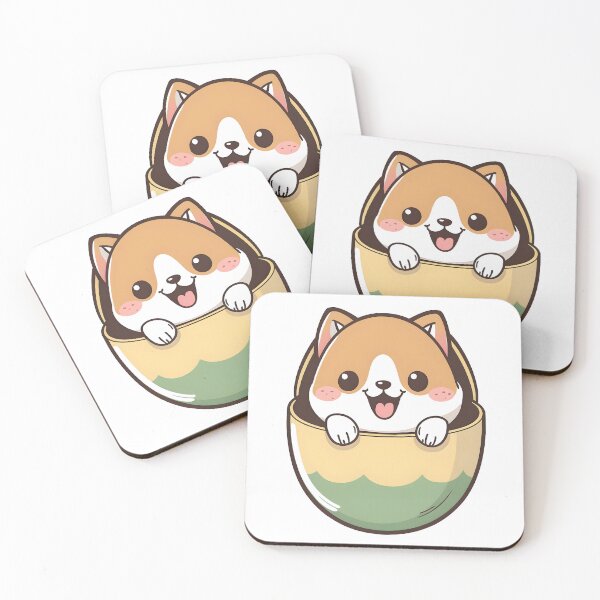 Item preview, Cute dog in the egg designed and sold by AHthatIsNice.