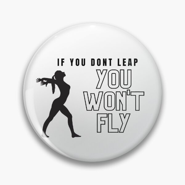 Item preview, If you don't leap, custom gymnastics, Yoga Lovers #3 designed and sold by Fitness-Passion.