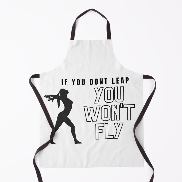Item preview, If you don't leap, custom gymnastics, Yoga Lovers #3 designed and sold by Fitness-Passion.