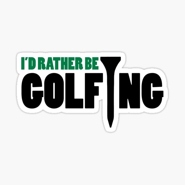 Vista previa del artículo con la obra «Prefiero estar Golfing Quote», diseñado y vendido por quarantine81.