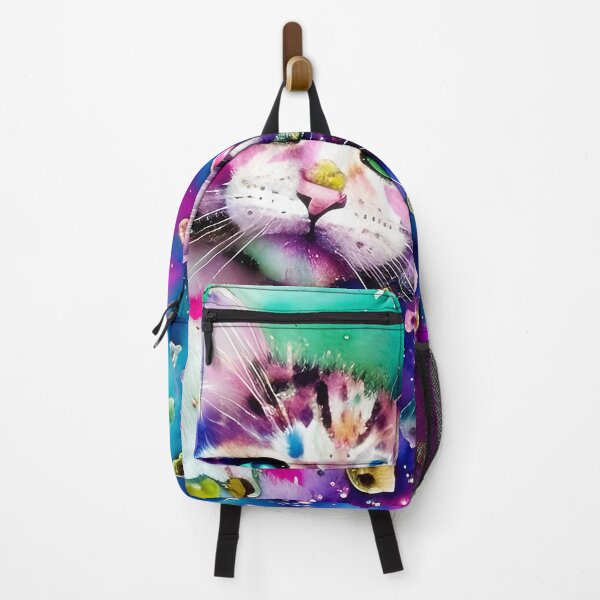 Item preview, Watercolor splatter kitty designed and sold by ibelieveimages.