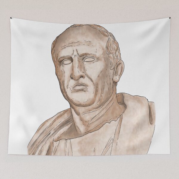 Item preview, Cicero Bust Statue - PfCN designed and sold by ClassicsNerds.