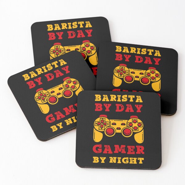 Item preview, Barista By Day Gamer By Night designed and sold by SamuraiGaming.