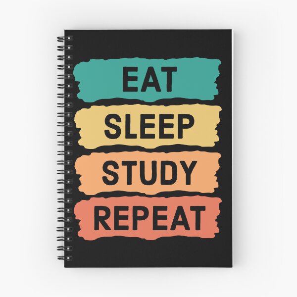 Item preview, "Eat Sleep Study Repeat" Design | Student Apparel designed and sold by SimpliText.