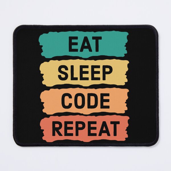 Item preview, "Eat Sleep Code Repeat" Design | Programmer Apparel designed and sold by SimpliText.