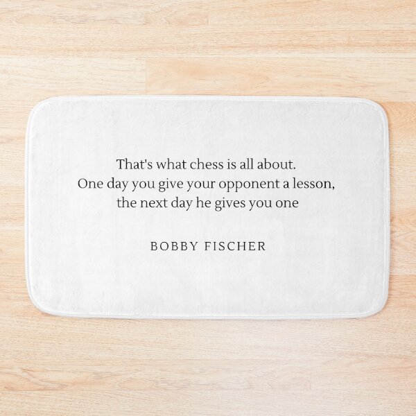 Item preview, That's what chess is all about - Bobby Fischer designed and sold by ChessPoker.