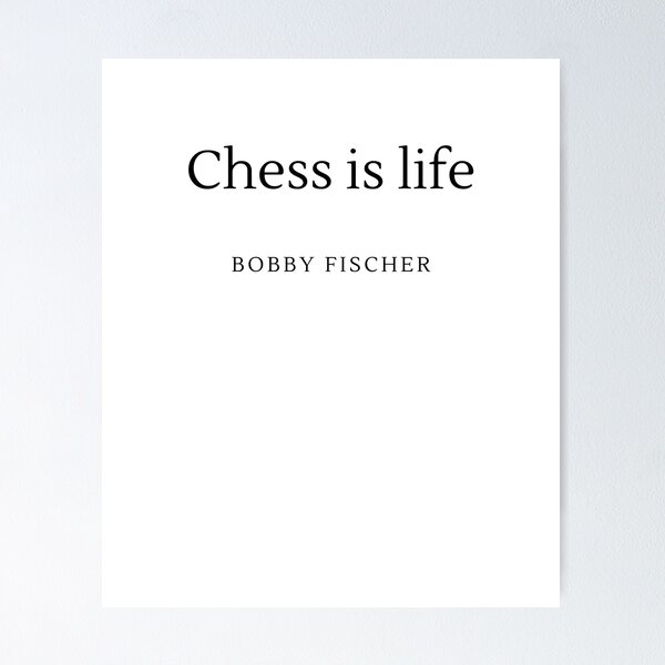 Bobby fischer smooking Poster by LoveGalBlackTan