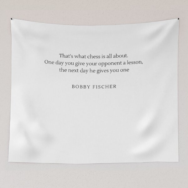 Item preview, That's what chess is all about - Bobby Fischer designed and sold by ChessPoker.