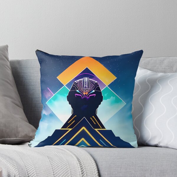 Item preview, Horus Egyptian God Falcon in Cyberpunk Style Sticker - Unique and Eye-Catching Design for Laptop, Water Bottle, and More! designed and sold by Mytho Merch.
