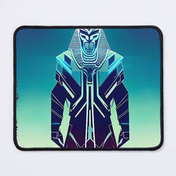 Item preview, Horus Egyptian God Falcon in Cyberpunk Style Sticker - Unique and Eye-Catching Design for Laptop, Water Bottle, and More! designed and sold by Mytho Merch.