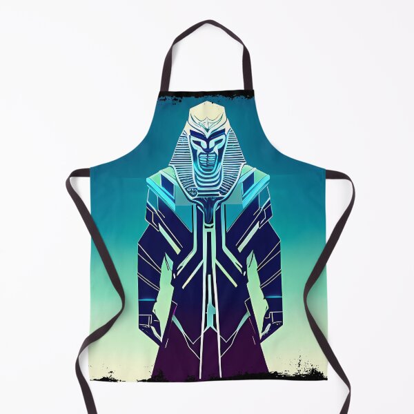 Item preview, Horus Egyptian God Falcon in Cyberpunk Style Sticker - Unique and Eye-Catching Design for Laptop, Water Bottle, and More! designed and sold by Mytho Merch.