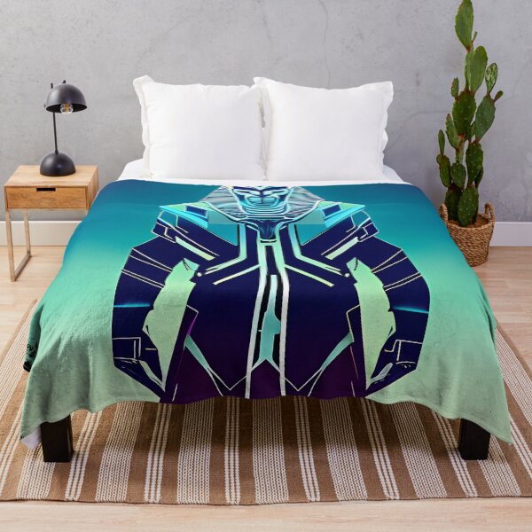 Item preview, Horus Egyptian God Falcon in Cyberpunk Style Sticker - Unique and Eye-Catching Design for Laptop, Water Bottle, and More! designed and sold by Mytho Merch.