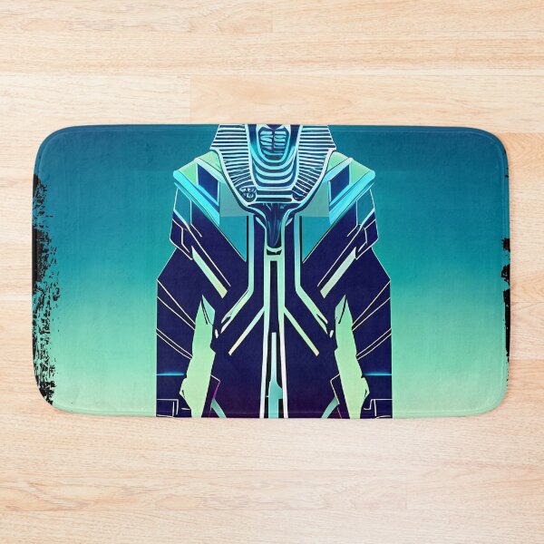 Item preview, Horus Egyptian God Falcon in Cyberpunk Style Sticker - Unique and Eye-Catching Design for Laptop, Water Bottle, and More! designed and sold by Mytho Merch.