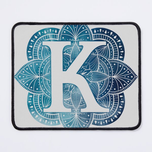 Item preview, Letter K Mandala Monogram designed and sold by BuBuchi.