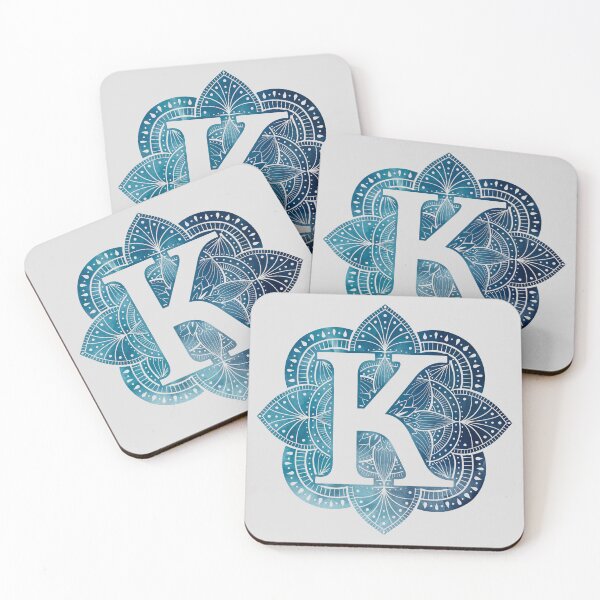 Item preview, Letter K Mandala Monogram designed and sold by BuBuchi.