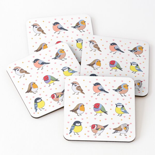 Item preview, cute colorful birds pack  designed and sold by Yarafantasyart.