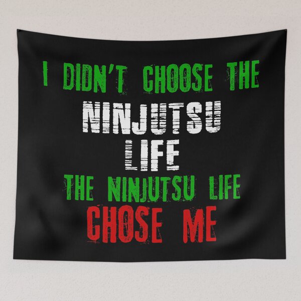 Item preview, Yo no elegí la vida de Ninjutsu, la vida de Ninjutsu me eligió a mí. designed and sold by MartialArtsNerd.