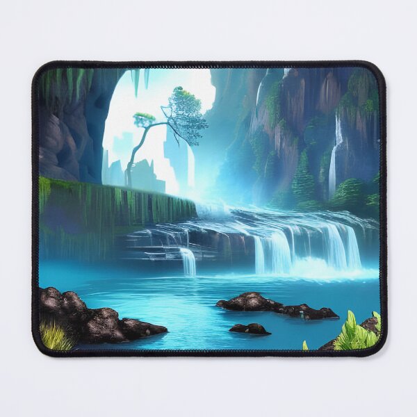Item preview, Waterfalls in Fantasy Landscape designed and sold by AuroraSpringer.