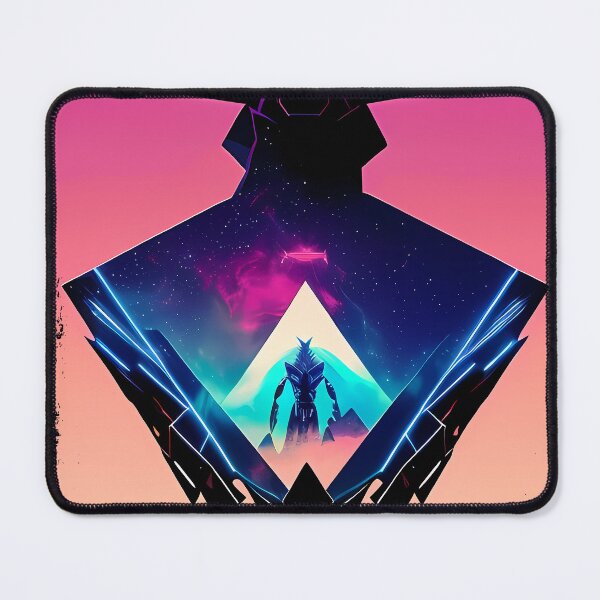 Item preview, Horus Egyptian God Falcon in Cyberpunk Style Sticker - Unique and Eye-Catching Design for Laptop, Water Bottle, and More! designed and sold by Mytho Merch.