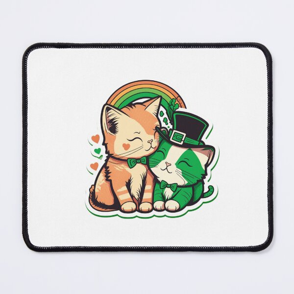 Item preview, St-patrick kissing cat designed and sold by livamedesign.