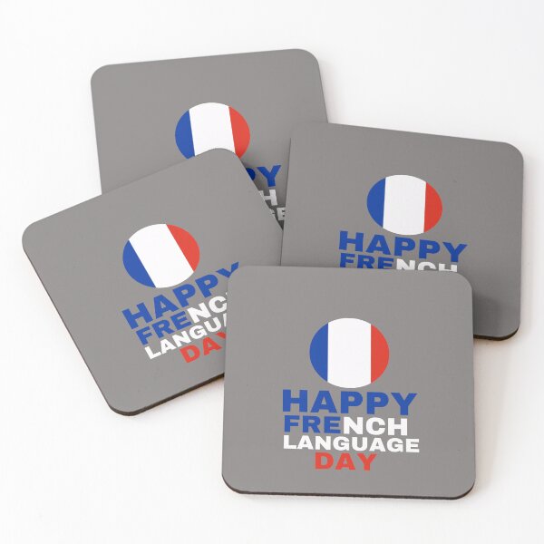 Item preview, happy french language day designed and sold by xkiyal Art.