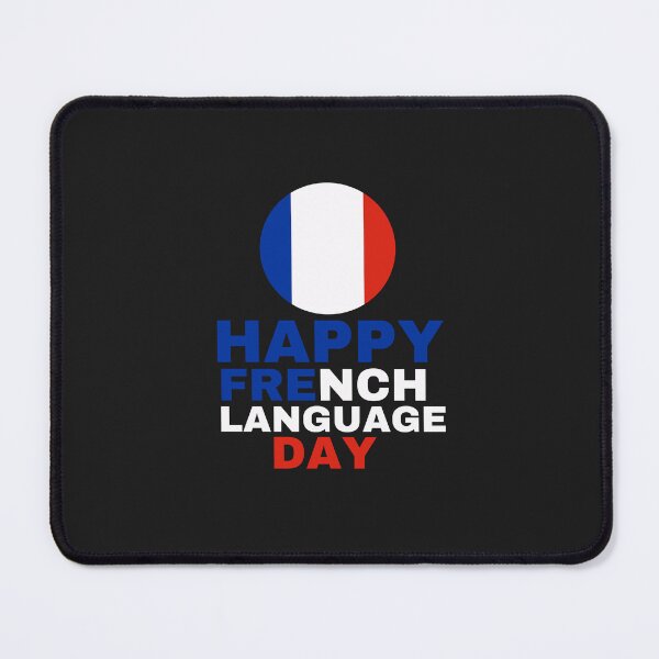 Item preview, happy french language day designed and sold by xkiyal Art.