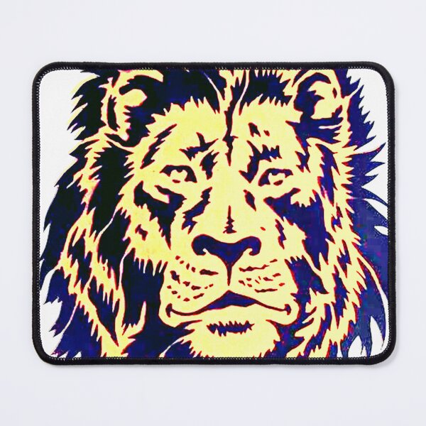 Item preview, Lion stencil designed and sold by Aquarelastudio.
