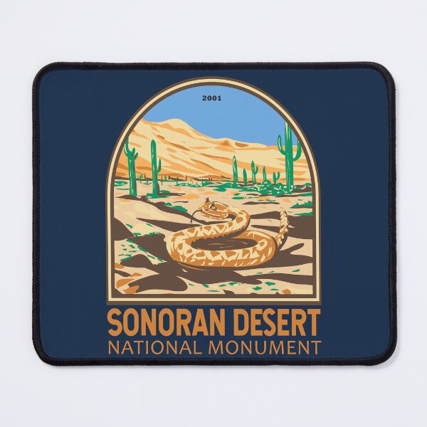 Item preview, Sonoran Desert National Monument Rattlesnake Emblem designed and sold by KrisSidDesigns.