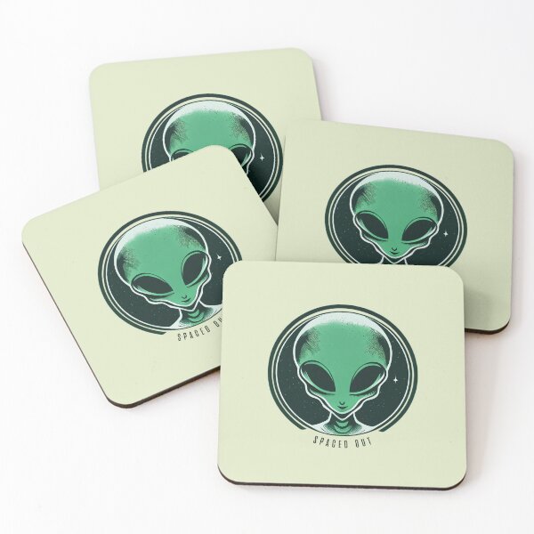 Item preview, "Spaced Out" Green Alien Logo designed and sold by TheLazyCryptid.