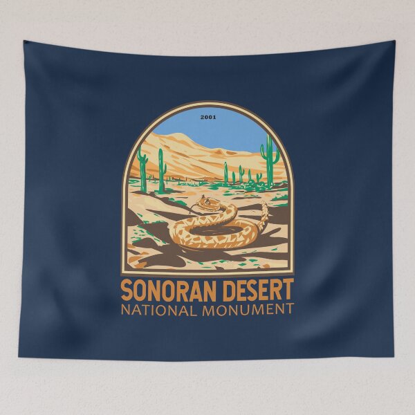 Item preview, Sonoran Desert National Monument Rattlesnake Emblem designed and sold by KrisSidDesigns.