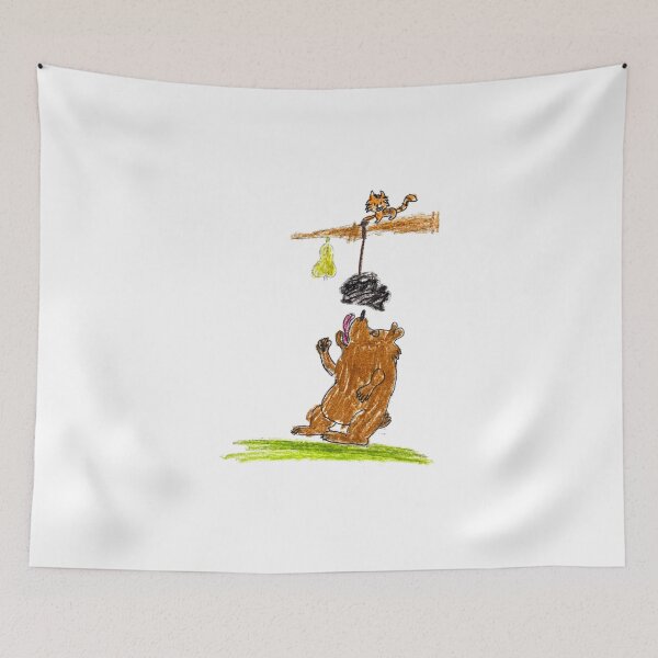 Item preview, Cat on the tree playing with the bear designed and sold by MadeBySicilian.