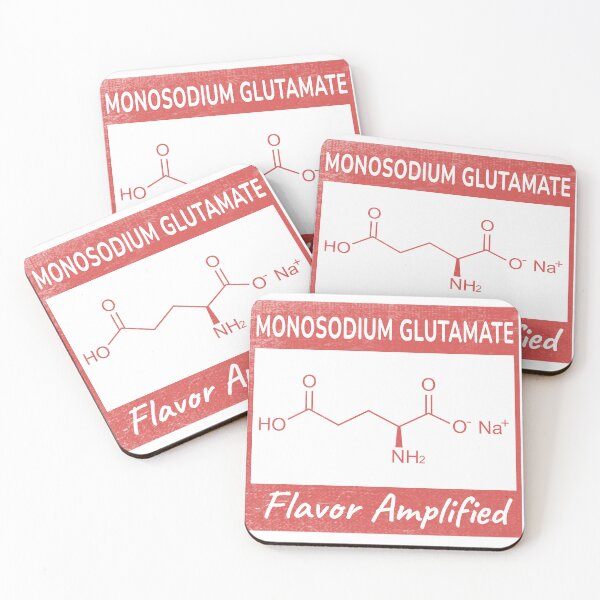 Item preview, E621 Monosodium Glutamate (MSG) Chemical Formula - Grunge Texture Design designed and sold by MAYM01.