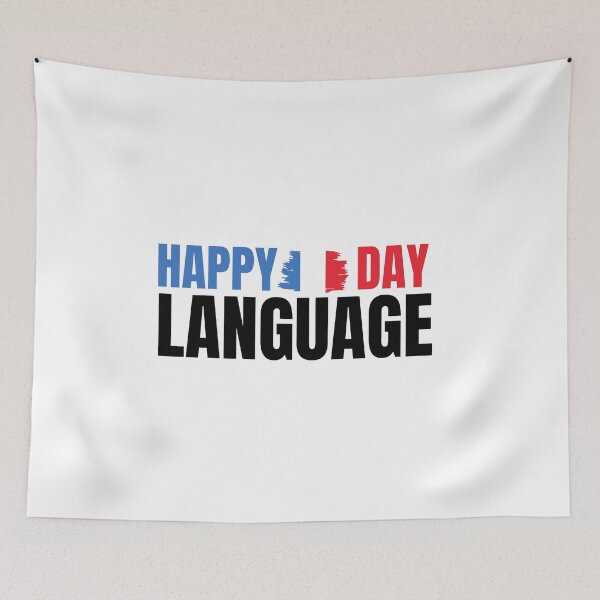 Item preview, happy french language day 2023 designed and sold by xkiyal Art.