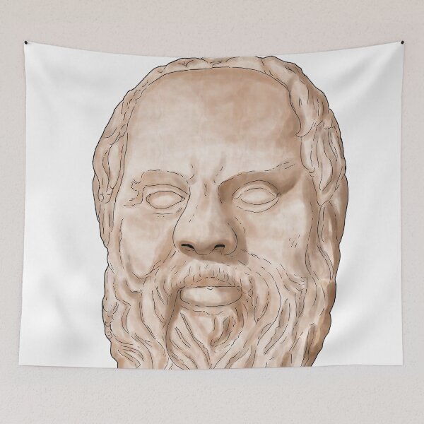 Item preview, Socrates Bust Statue - PfCN designed and sold by ClassicsNerds.