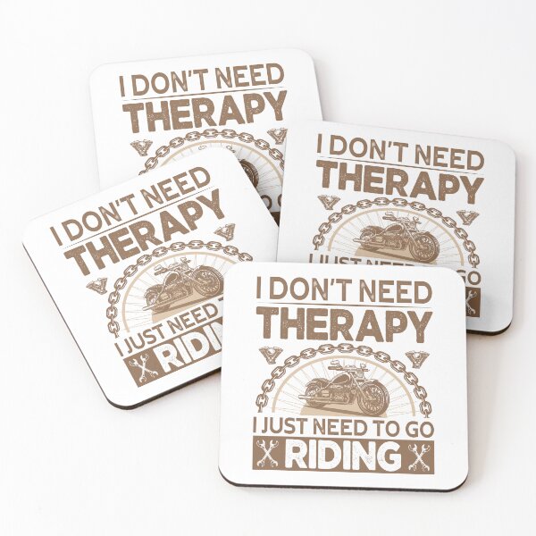 Item preview, I Don't Need Therapy - Vintage Motorcycle Design designed and sold by LV-creator.