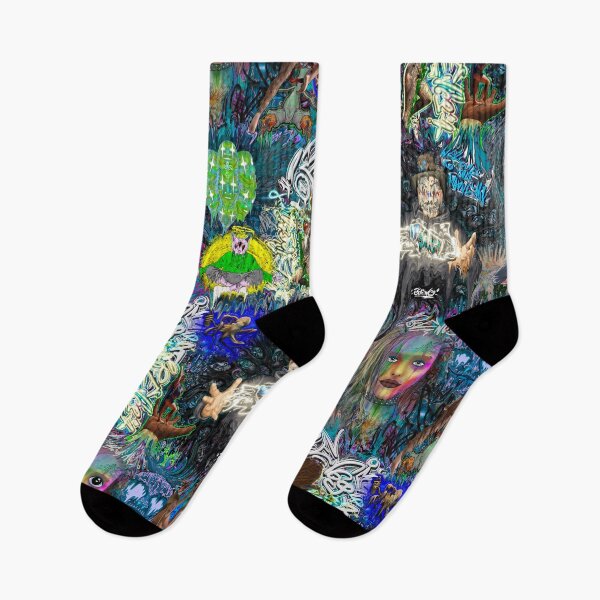 Item preview, psychedelic art mashup collage 2023 designed and sold by Ofen69.