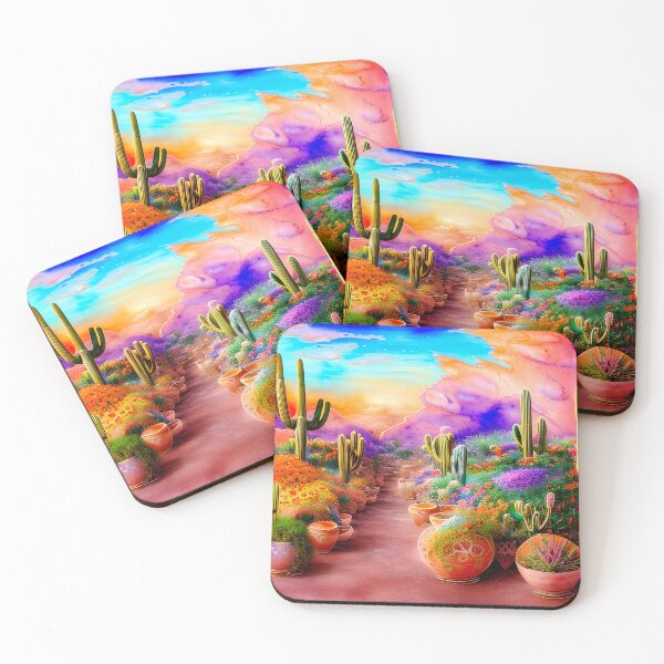 Item preview, Watercolor southwest garden designed and sold by ibelieveimages.