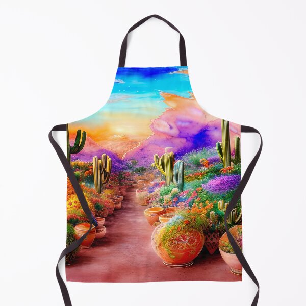 Item preview, Watercolor southwest garden designed and sold by ibelieveimages.