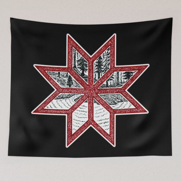 Item preview, Relive Slavic folklore with the Alatyr symbol designed and sold by Faust-ART.