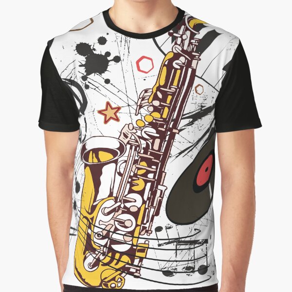 Sax Tunes Graphic T-Shirt