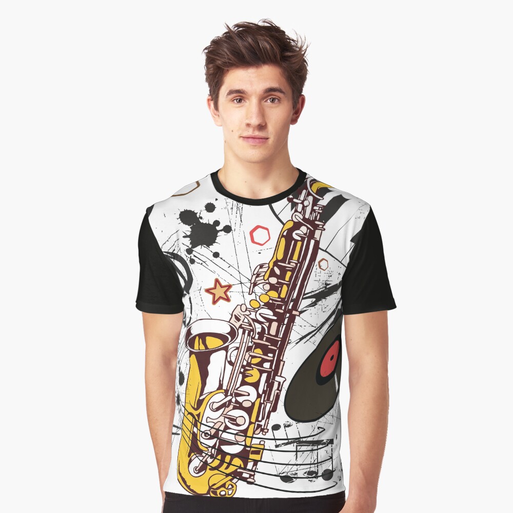 Sax Tunes Graphic T-Shirt