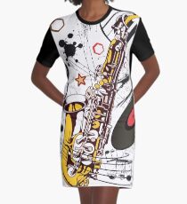 Vestido camiseta Sax Tunes