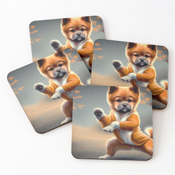 Item preview, Dog Knows Karate Cute Pomeranian in Japan designed and sold by unitydesigneu.