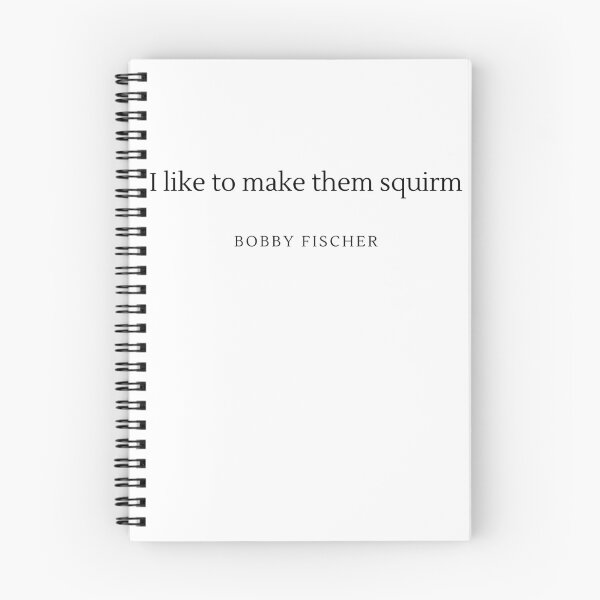 Item preview, I like to make them squirm - Bobby Fischer designed and sold by ChessPoker.
