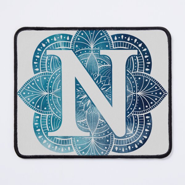 Item preview, Letter N Mandala Monogram designed and sold by BuBuchi.