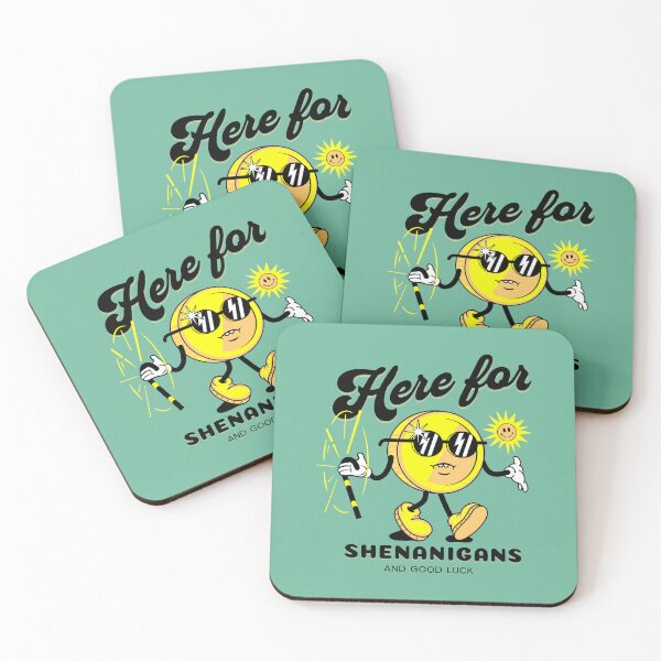 Item preview, Here For Shenanigans St Patricks Day designed and sold by CandyDroidMerch.