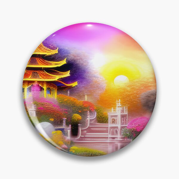 Artikelvorschau, Pagoda garden sunset entworfen und verkauft von ibelieveimages.